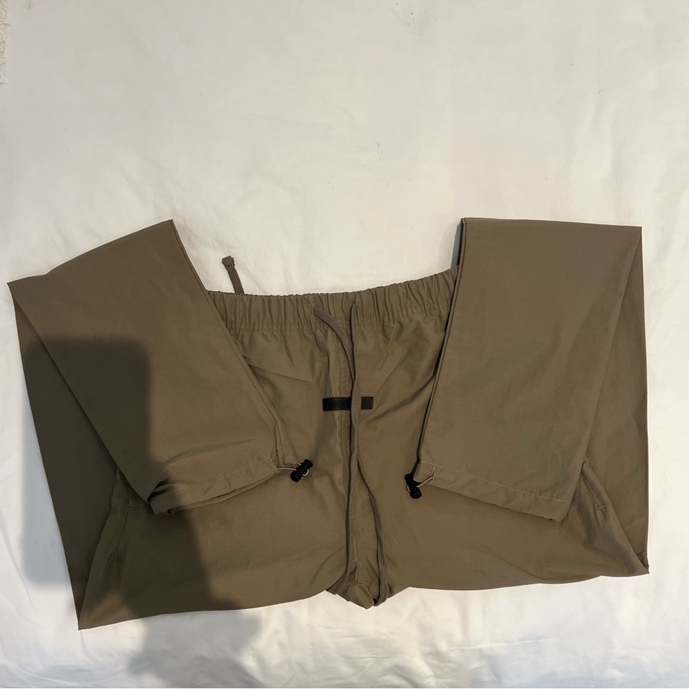 Essentials taupe track lounge pants